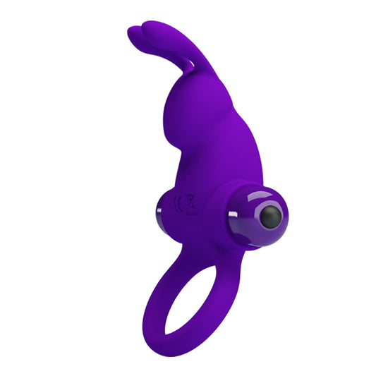 "Pretty Love Vibrant Penis Ring I - Purple BI-210204-1"