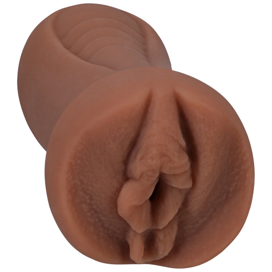 "Signature Strokers - Scarlit Scandal - Ultraskyn Pocket Pussy - Caramel DJ5510-43-BX"