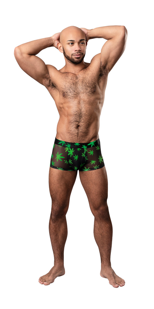 "Hazy Dayz - Pouch Short - X-Large - Pot Leaf MP-145294PLXL"