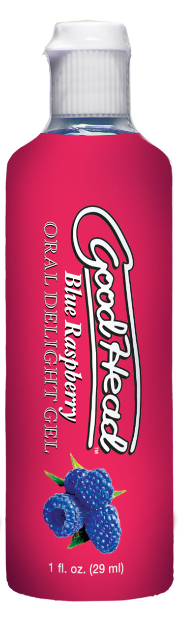 "Goodhead - Oral Delight Gel - Blue Raspberry - 1 Oz. - Bulk DJ1361-72-BU"