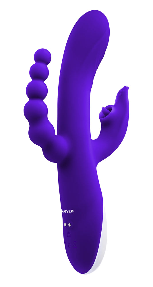 "Lick Me - Triple Stim Vibe - Purple EN-RS-1010-2"