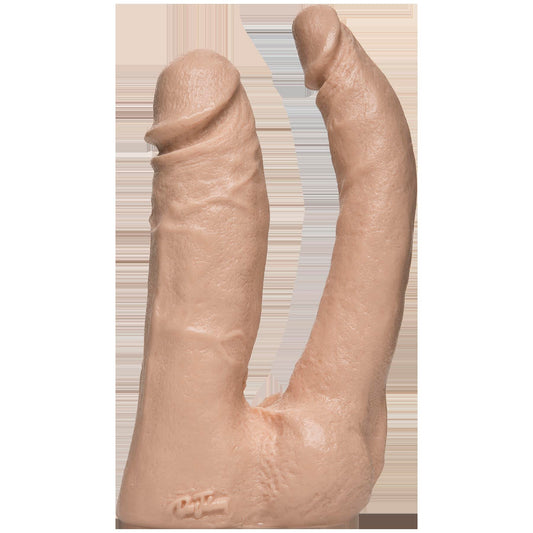 "Vac-U-Lock Double Penetrator - White DJ1015-04"
