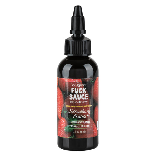 "Fuck Sauce Flavored Water-Based Personal Lubricant - Strawberry - 2 Fl. Oz. SE2410151"